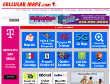 Tablet Screenshot of cellularmaps.com